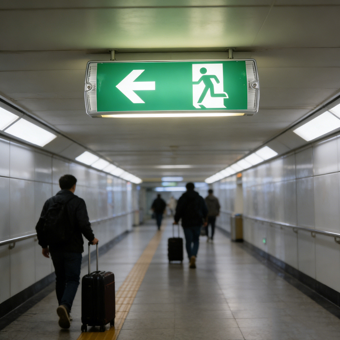 BAIYI HOT IP65 可充电 LED 隔板 3H 电池备用 LED 应急灯